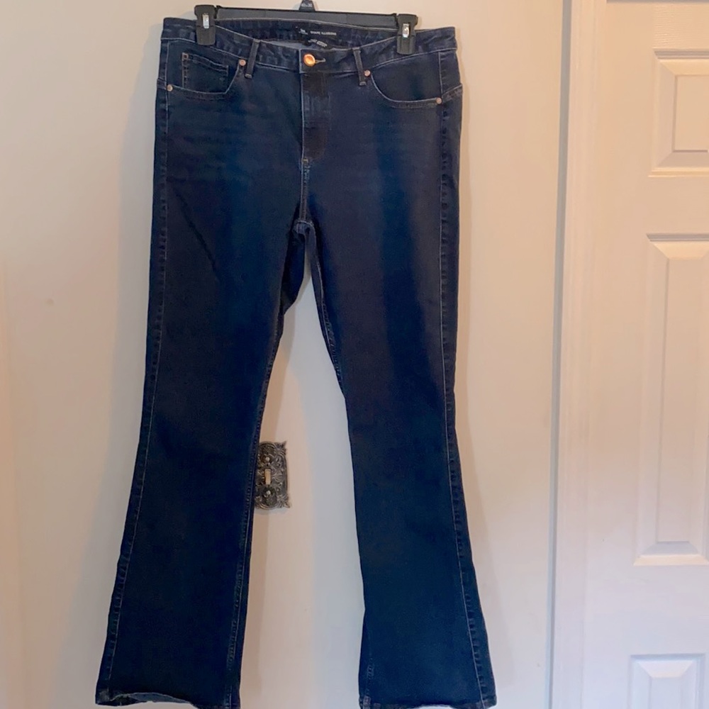 Boot Cut Dark Wash Jeans Size 18